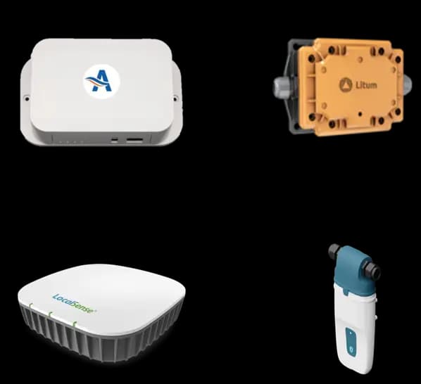 Traditional UWB, BLE and WiFi RTLS devices